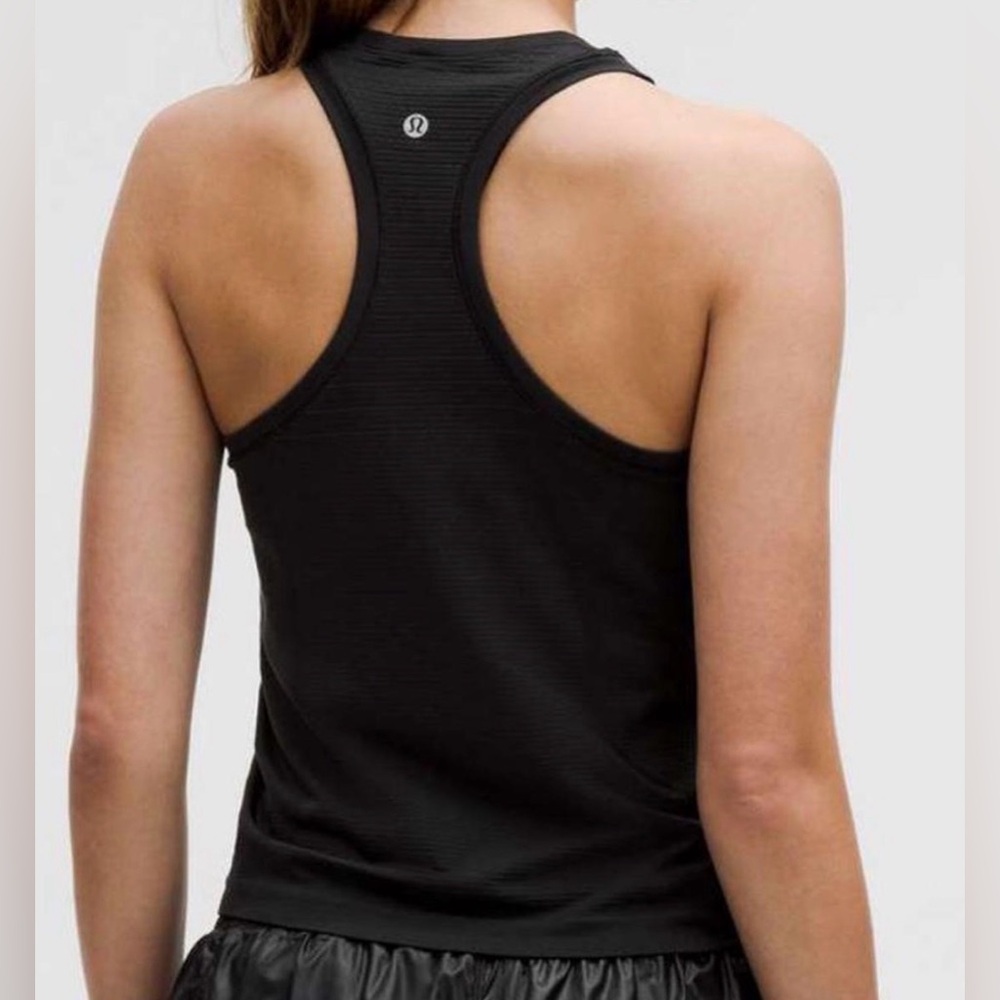 Lululemon Swiftly Tech Racerback Tank Top 2.0 Waist Length *Glow Stripe